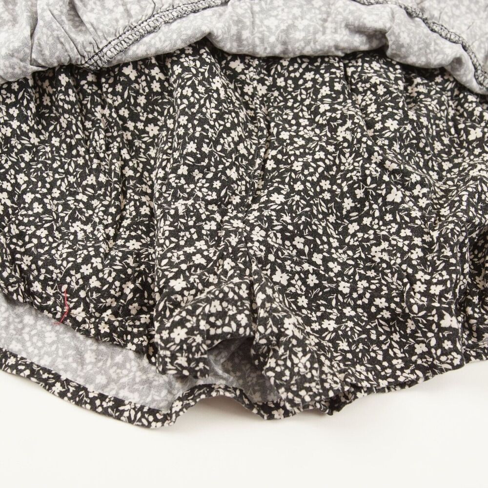 Zara Girls Black Long Sleeve Ribbed Sweater / Floral Skort Set Sz 13 - 14 - Picture 10 of 12